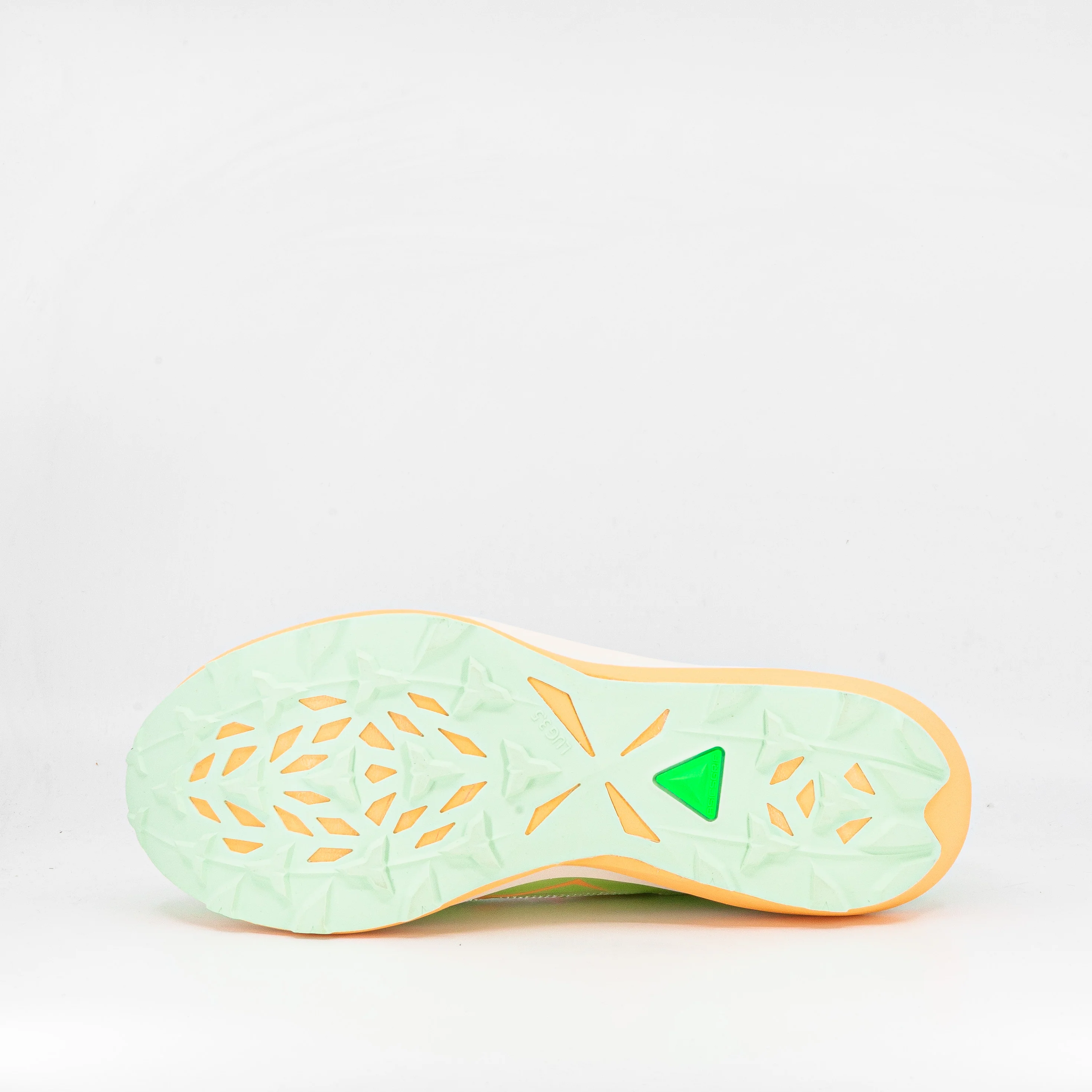 Asics Fuji Speed 4 (D Standard) Unisex Lime Green/Cream - Image 4