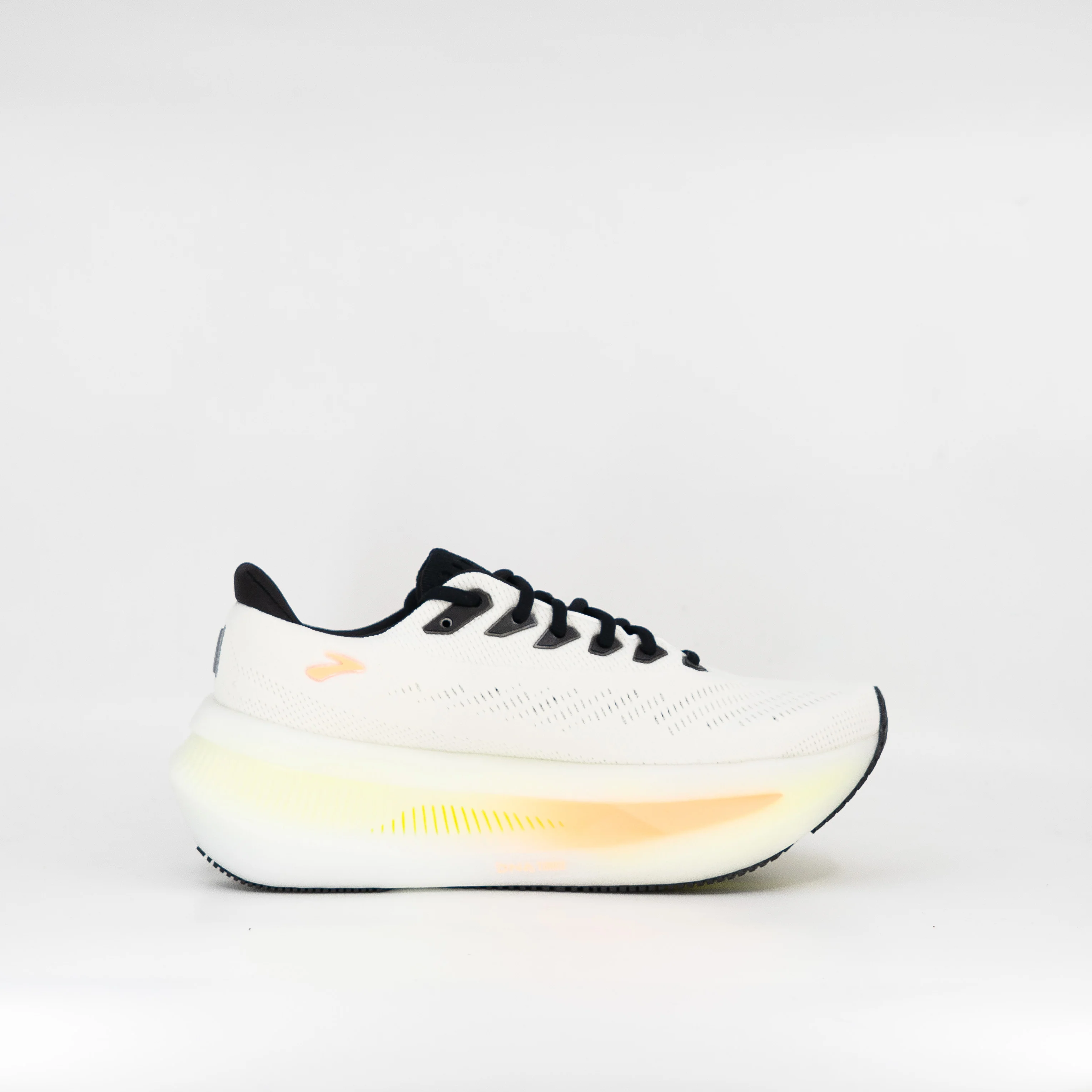 Brooks Glycerin Max 2 (B Standard) Womens White/Cyber Yellow/Nightlife - Image 3