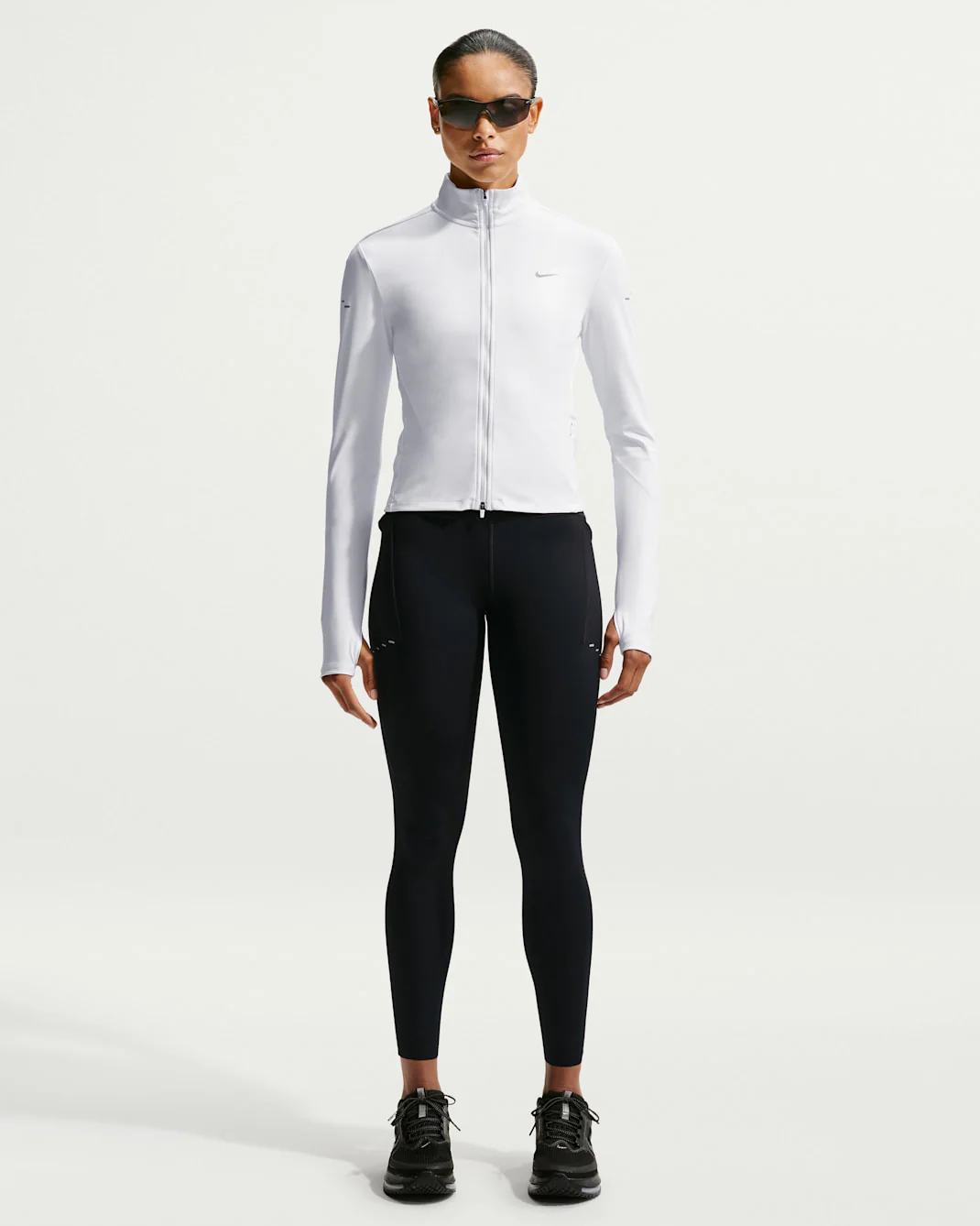 Nike Swift High Waisted 7/8 Run Tight w Pockets Womens Black - Image 2