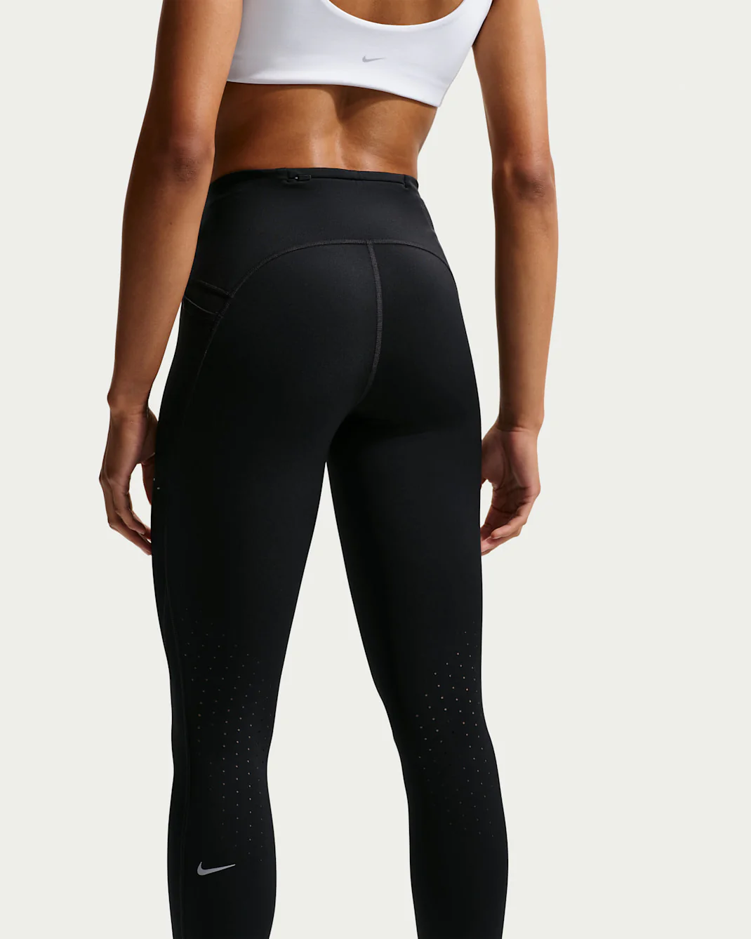 Nike Swift High Waisted 7/8 Run Tight w Pockets Womens Black - Image 3