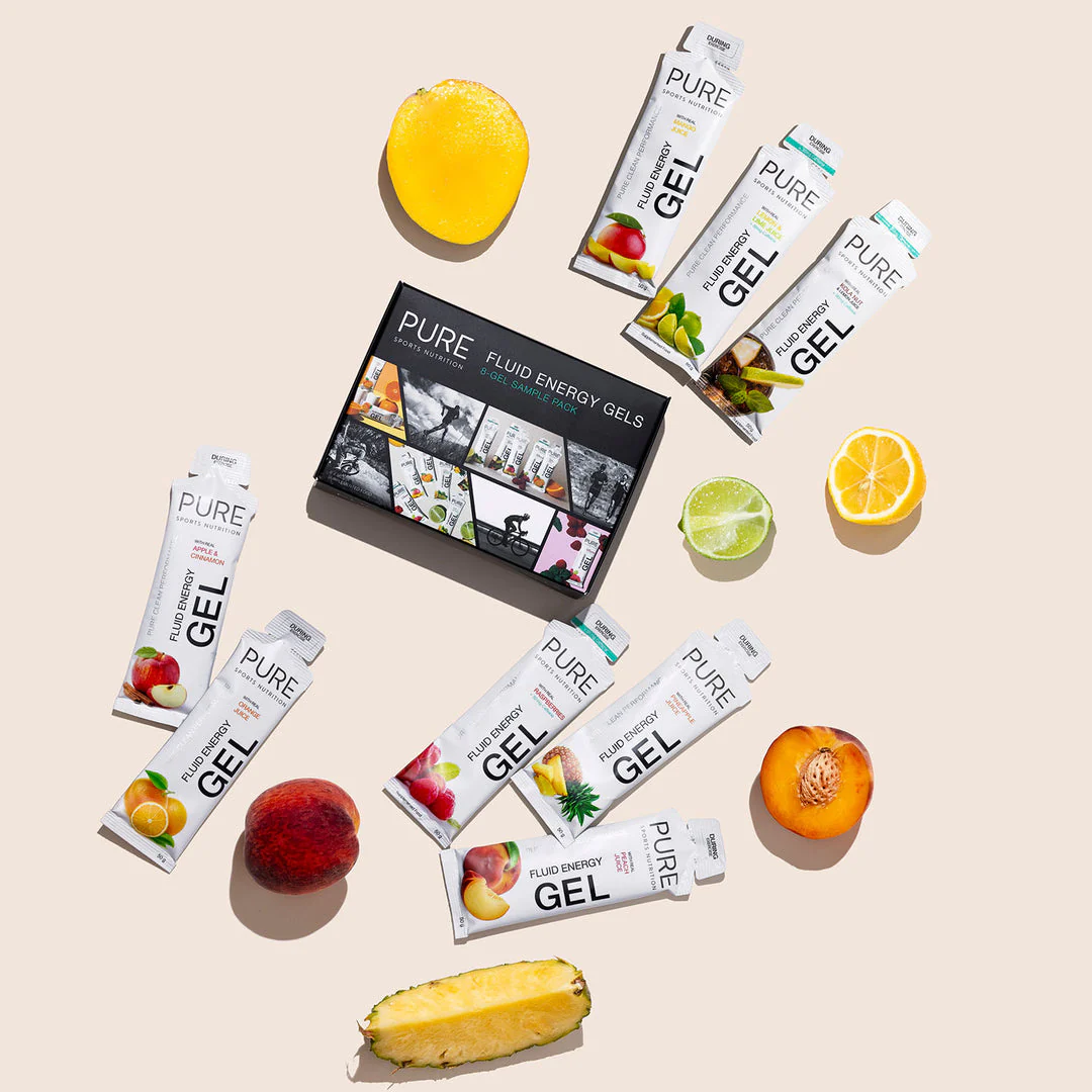 PURE Fluid Energy Gels 8-Gel Sample Pack - Image 3