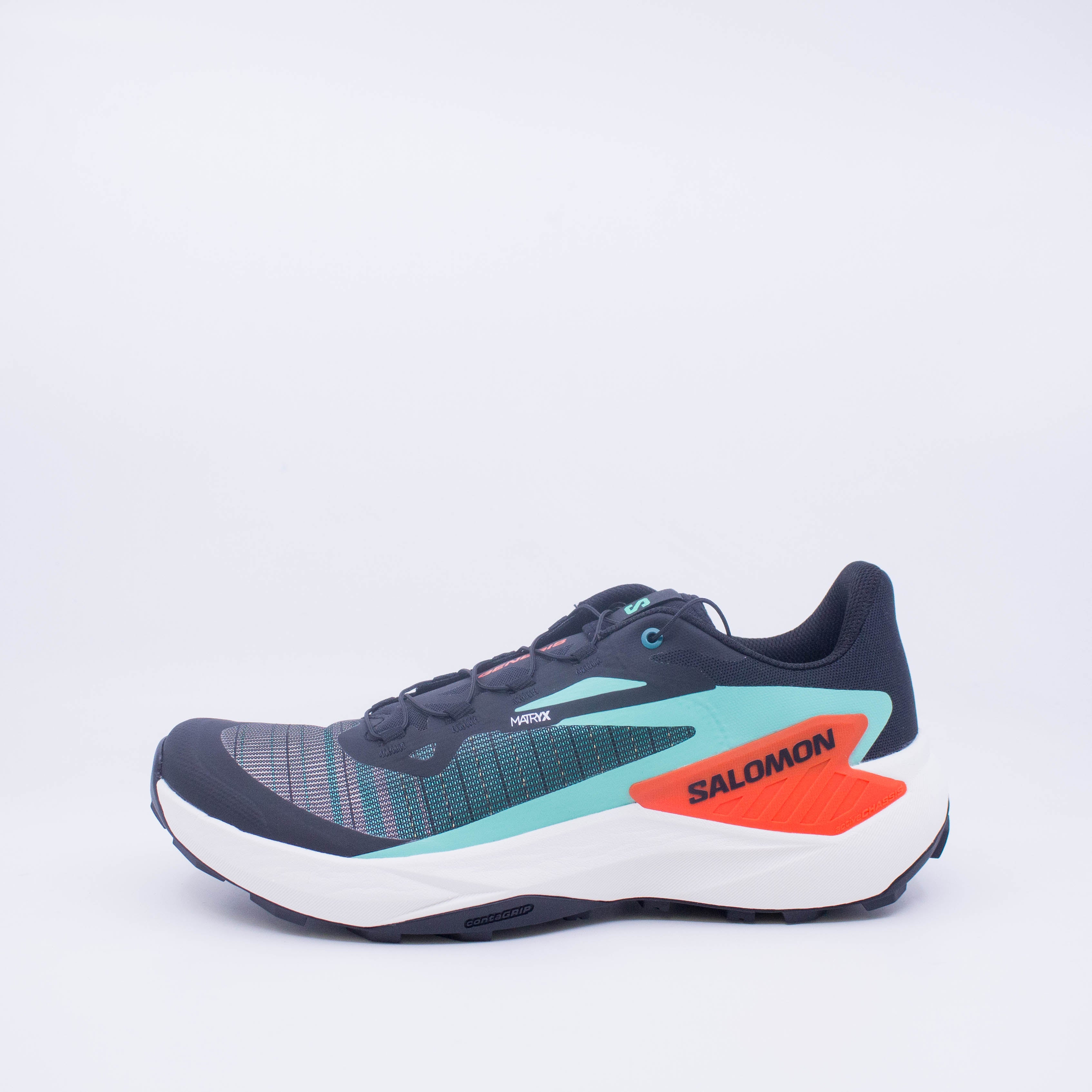 Salomon Genesis (D Standard) Mens Black/Green/Cherry Tomato - Image 3