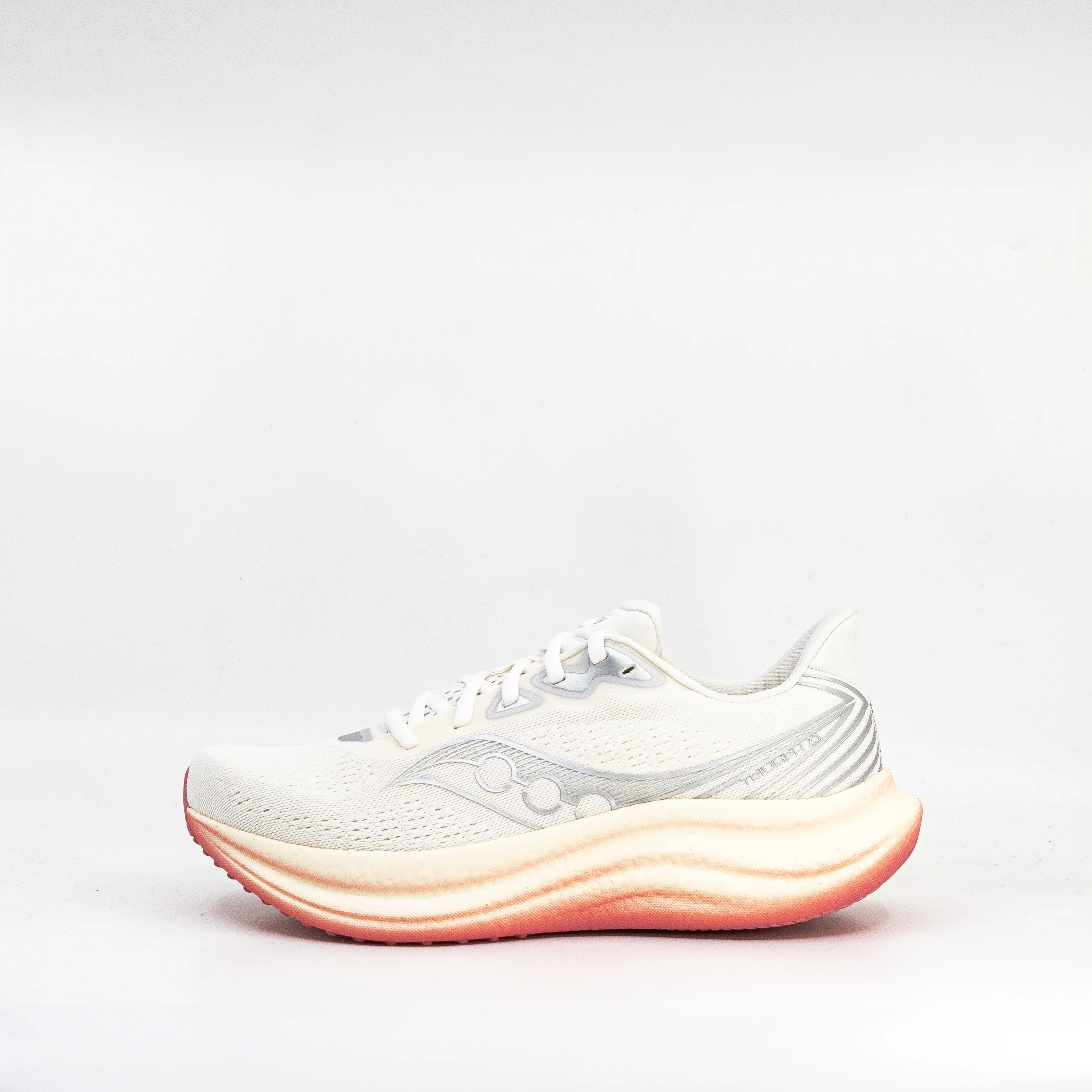 Saucony Triumph 23 (B Standard) Womens Ivory/Mauve - Image 2